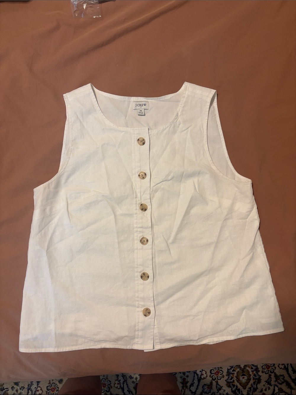 J Crew Factory Cotton Button Down Shell